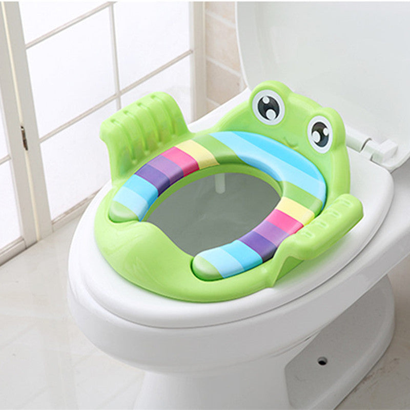 Toddler Toilet Seat with Cute Face Design