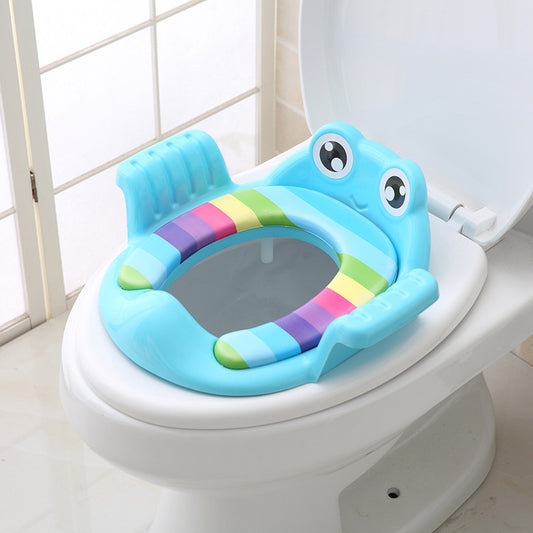 Toddler Toilet Seat with Cute Face Design