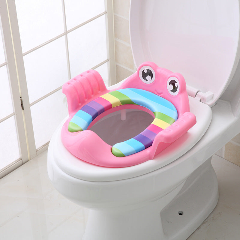 Toddler Toilet Seat with Cute Face Design