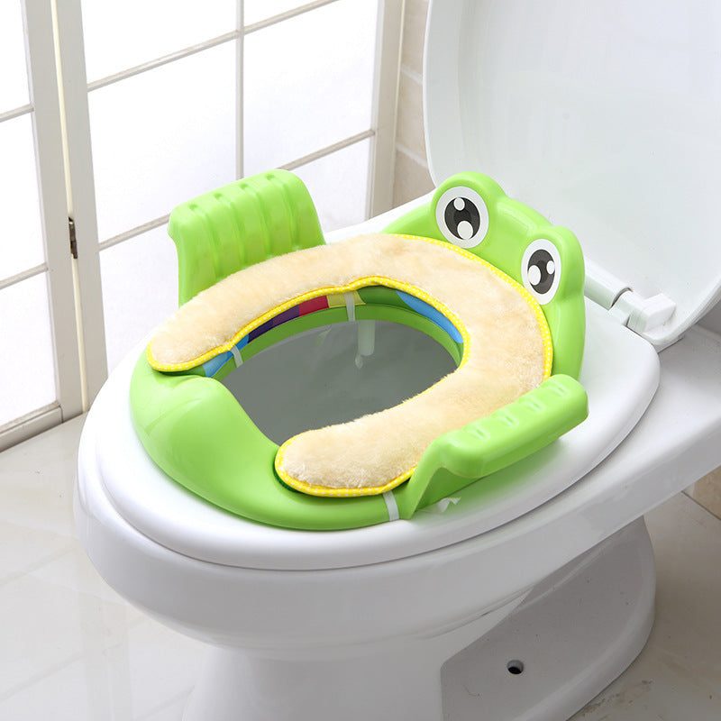 Toddler Toilet Seat with Cute Face Design