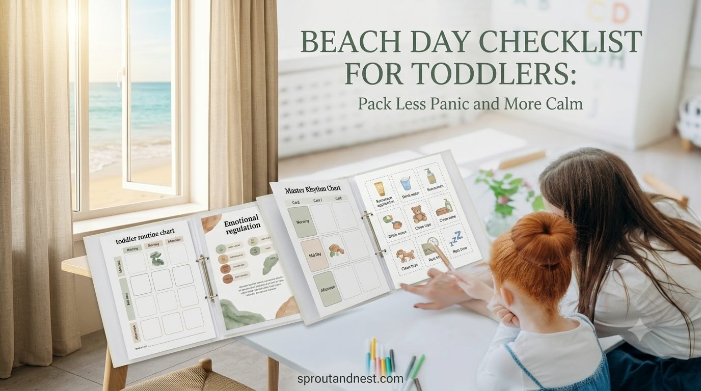 beach day checklist for toddlers - summer family routine guide