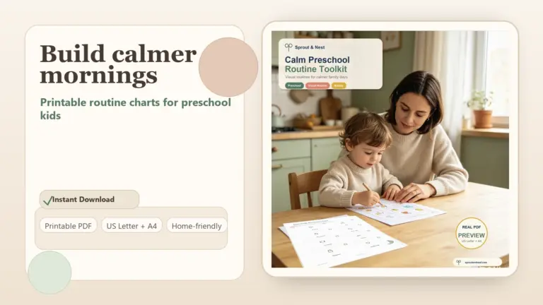 child won’t follow morning routine