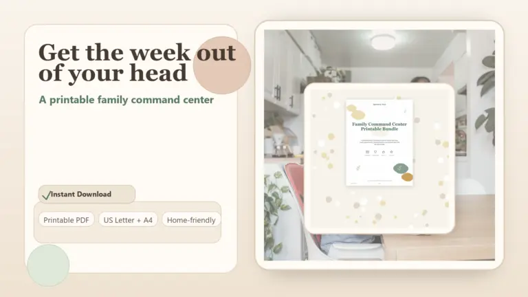 family command center printable