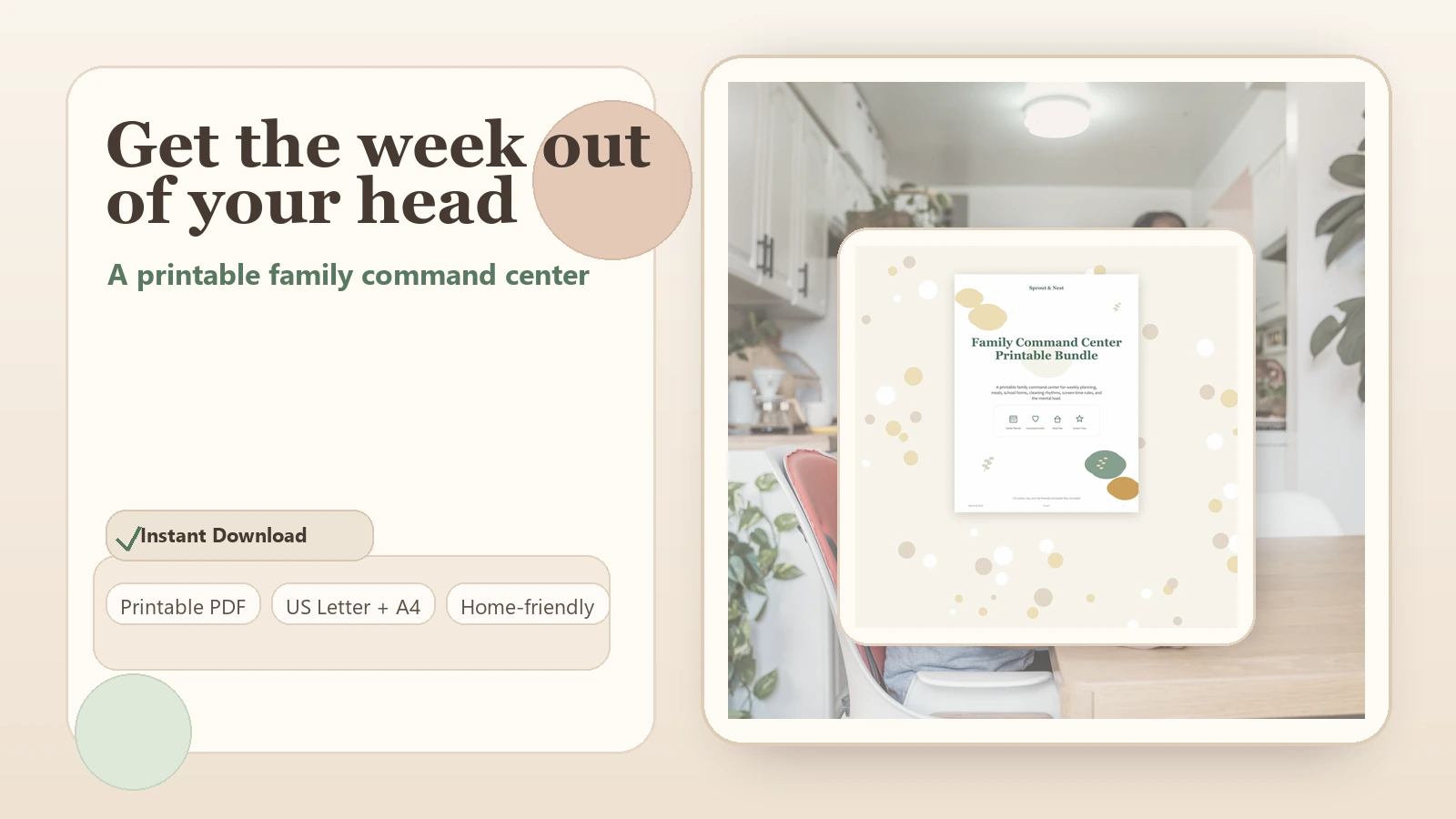family command center printable