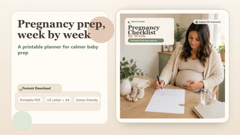 pregnancy checklist by week